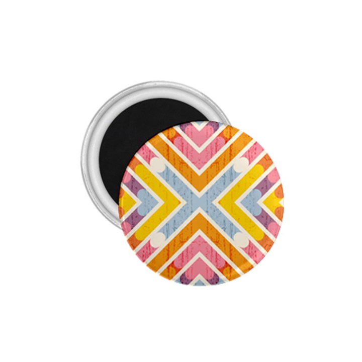 Line Pattern Cross Print Repeat 1.75  Magnets