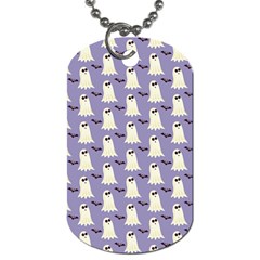 Halloween Ghost Bat Dog Tag (one Side) by Dutashop