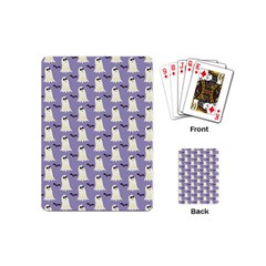 Halloween Ghost Bat Playing Cards Single Design (mini) by Dutashop