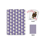 Halloween Ghost Bat Playing Cards Single Design (Mini) Back