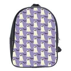 Halloween Ghost Bat School Bag (xl) by Dutashop