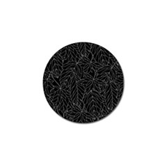 Autumn Leaves Black Golf Ball Marker by Dutashop