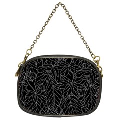 Autumn Leaves Black Chain Purse (two Sides) by Dutashop