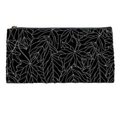 Autumn Leaves Black Pencil Case by Dutashop