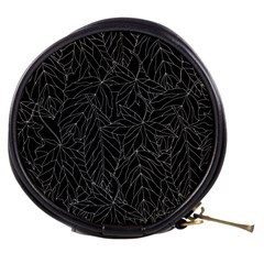 Autumn Leaves Black Mini Makeup Bag by Dutashop