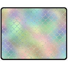 Pastel Mermaid Sparkles Fleece Blanket (medium)