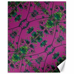 Modern Floral Collage Print Pattern Canvas 16  X 20  by dflcprintsclothing