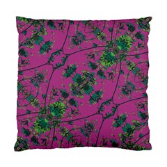 Modern Floral Collage Print Pattern Standard Cushion Case (two Sides) by dflcprintsclothing