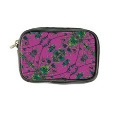 Modern Floral Collage Print Pattern Coin Purse