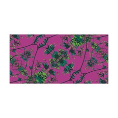 Modern Floral Collage Print Pattern Yoga Headband by dflcprintsclothing