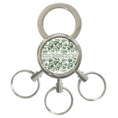 Green Leaves 3-ring Key Chain by Eskimos