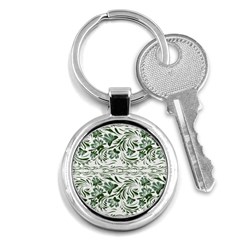 Green Leaves Key Chain (round) by Eskimos