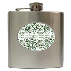 Green Leaves Hip Flask (6 Oz) by Eskimos