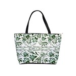 Green leaves Classic Shoulder Handbag Front