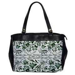 Green Leaves Oversize Office Handbag by Eskimos