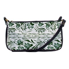 Green Leaves Shoulder Clutch Bag by Eskimos