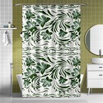 Green leaves Shower Curtain 48  x 72  (Small)  Curtain(48  X 72 ) - 42.18 x64.8  Curtain(48  X 72 )