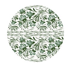 Green Leaves Mini Round Pill Box by Eskimos