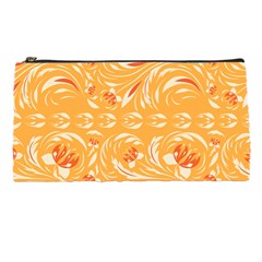 Orange pattern Pencil Case