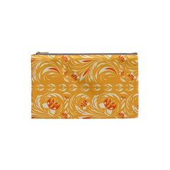 Orange pattern Cosmetic Bag (Small)