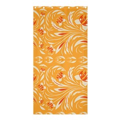 Orange pattern Shower Curtain 36  x 72  (Stall) 