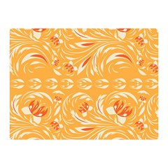 Orange pattern Double Sided Flano Blanket (Mini) 