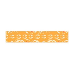 Orange pattern Flano Scarf (Mini)