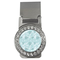 Blue Ornament Money Clips (cz)  by Eskimos