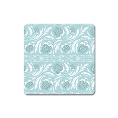 Blue Ornament Square Magnet by Eskimos