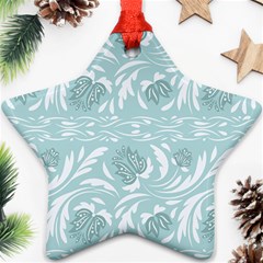 Blue Ornament Star Ornament (two Sides) by Eskimos