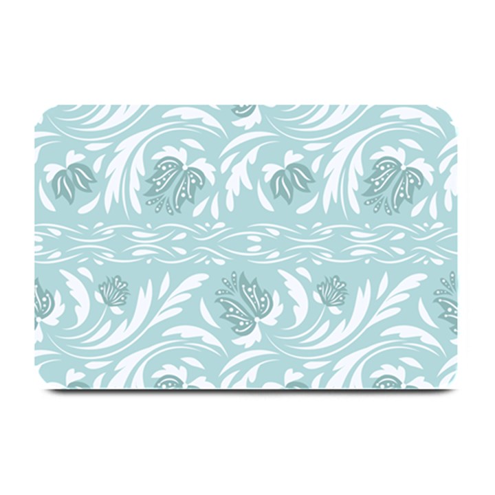 Blue ornament Plate Mats