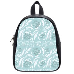 Blue Ornament School Bag (small) by Eskimos