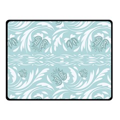 Blue Ornament Fleece Blanket (small) by Eskimos