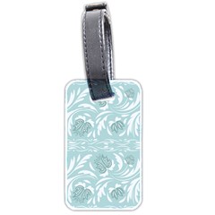 Blue Ornament Luggage Tag (two Sides) by Eskimos