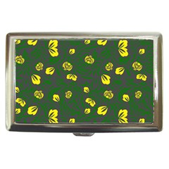 Yellow Flowers Cigarette Money Case by Eskimos