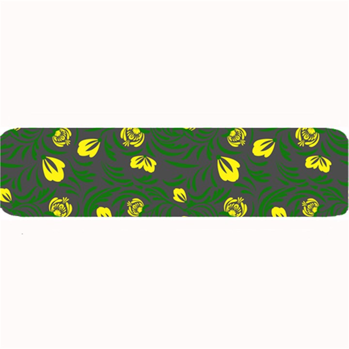 Yellow flowers Large Bar Mats