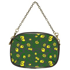 Yellow Flowers Chain Purse (one Side) by Eskimos