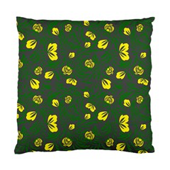 Yellow Flowers Standard Cushion Case (one Side) by Eskimos