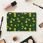 Yellow flowers Cosmetic Bag (Medium) Front