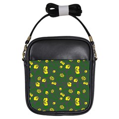 Yellow Flowers Girls Sling Bag by Eskimos