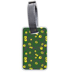 Yellow Flowers Luggage Tag (one Side) by Eskimos