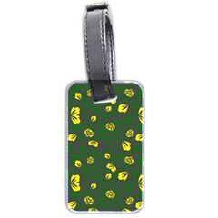 Yellow Flowers Luggage Tag (two Sides) by Eskimos