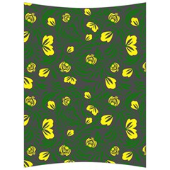 Yellow Flowers Back Support Cushion by Eskimos