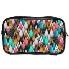 Abstract Triangle Tree Toiletries Bag (two Sides) by Dutashop