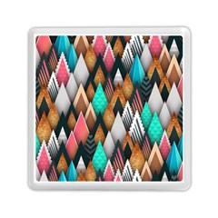 Abstract Triangle Tree Memory Card Reader (square) by Dutashop