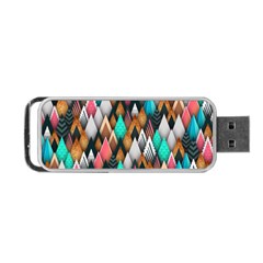 Abstract Triangle Tree Portable Usb Flash (two Sides) by Dutashop