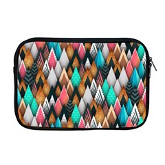 Abstract Triangle Tree Apple Macbook Pro 17  Zipper Case