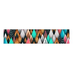 Abstract Triangle Tree Velvet Scrunchie by Dutashop