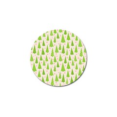 Christmas Green Tree Golf Ball Marker by Dutashop