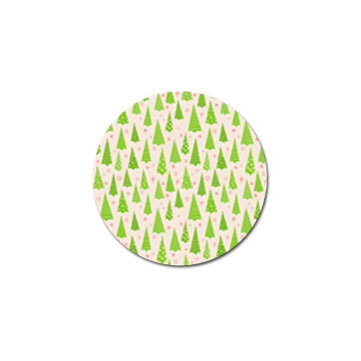 Christmas Green Tree Golf Ball Marker